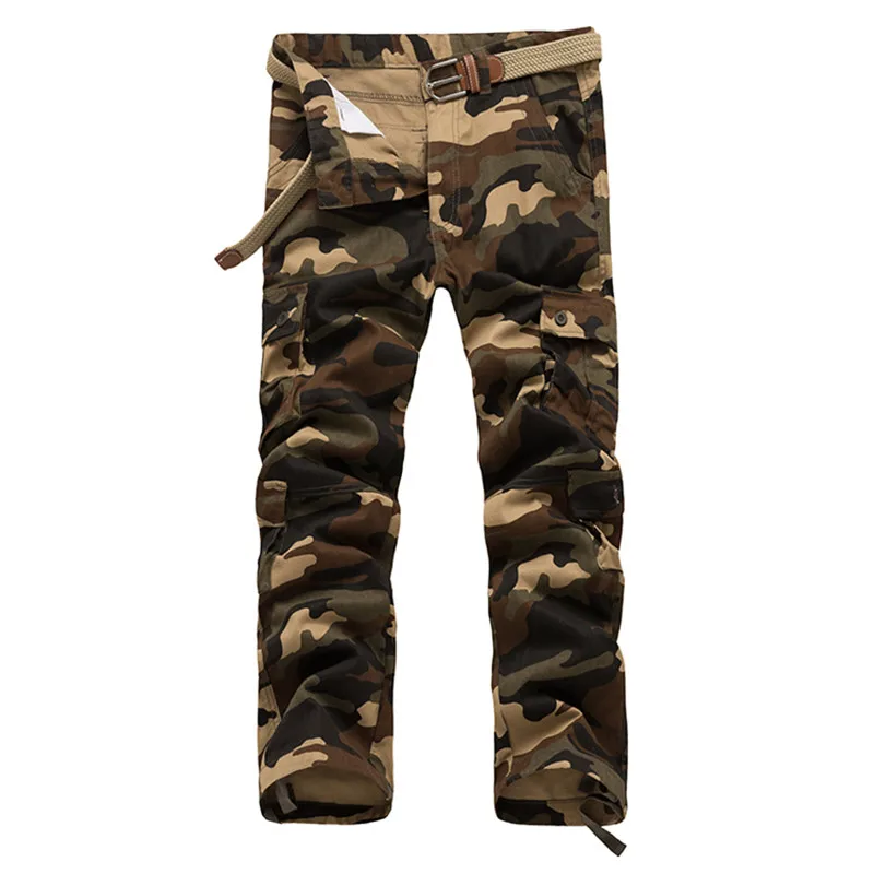 VERSMA Spring Camouflage Tactical Clothing Trousers Men Chic Casual Outdoor Tactical Cargo Pants Plus Size No Belt Dropshipping