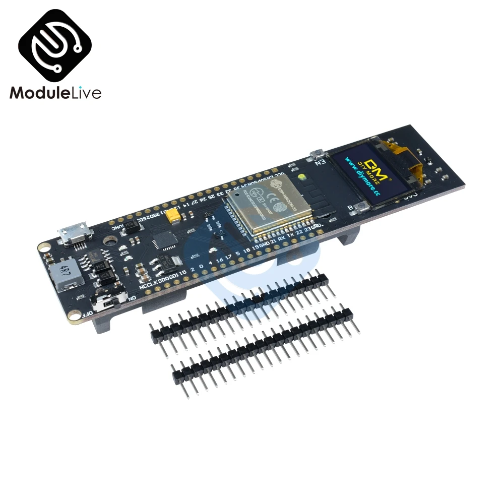 0.96 Inch OLED Display 18650 ESP32 ESP-32 ESP8266 Lithium Battery WiFi Bluetooth Shield Development Board CP2102 Module New