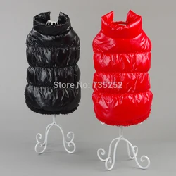 Winter Pet Dog Down Coat Fleece Warm Inside Candy Color Pet Down Warm Coat Puppy Down Clothes Winter Clothes Clothing XS-3XL