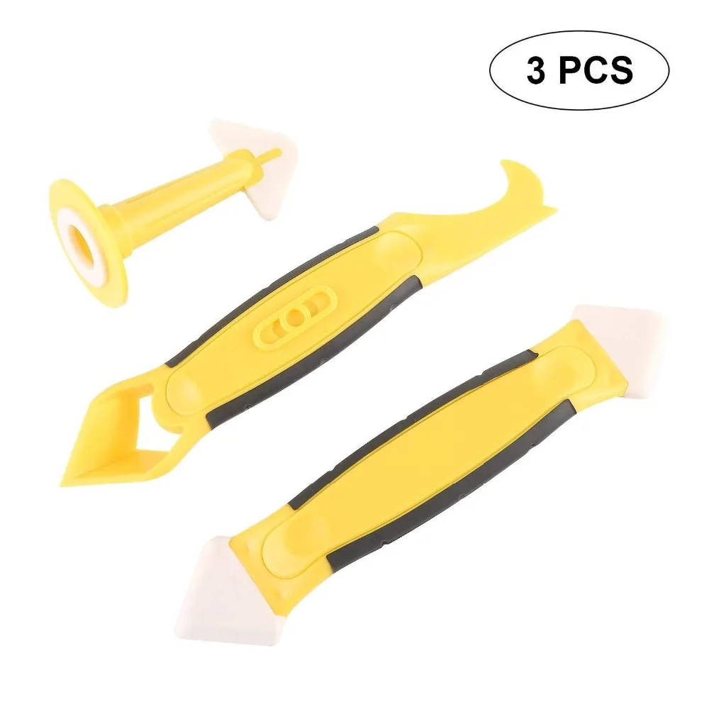 Alta qualidade silicone espátula/raspador conjunto de 3 peças kit ferramenta de acabamento calafetagem selante amigo profiler