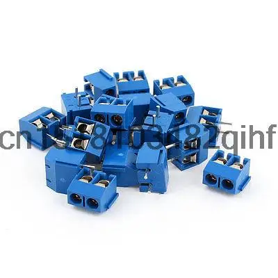 

20 Pcs 5.08mm Pitch 2Pin Pluggable Type PCB Screw Terminal Block Connectors Blue