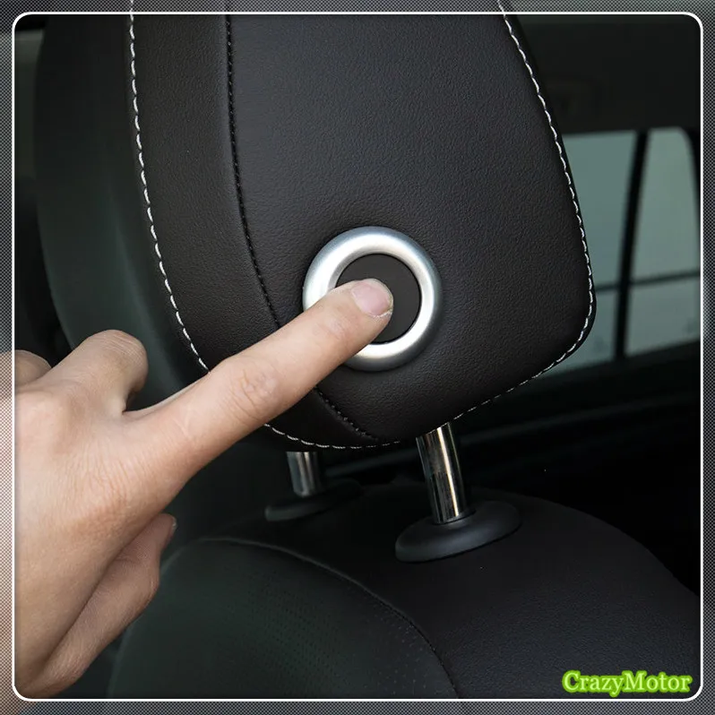 Dla VW Volkswagen Passat B8 2015-2022 srebrne wnętrze zagłówek pokrywa przycisku przełącznika tapicerka akcesoria samochodowe do stylizacji