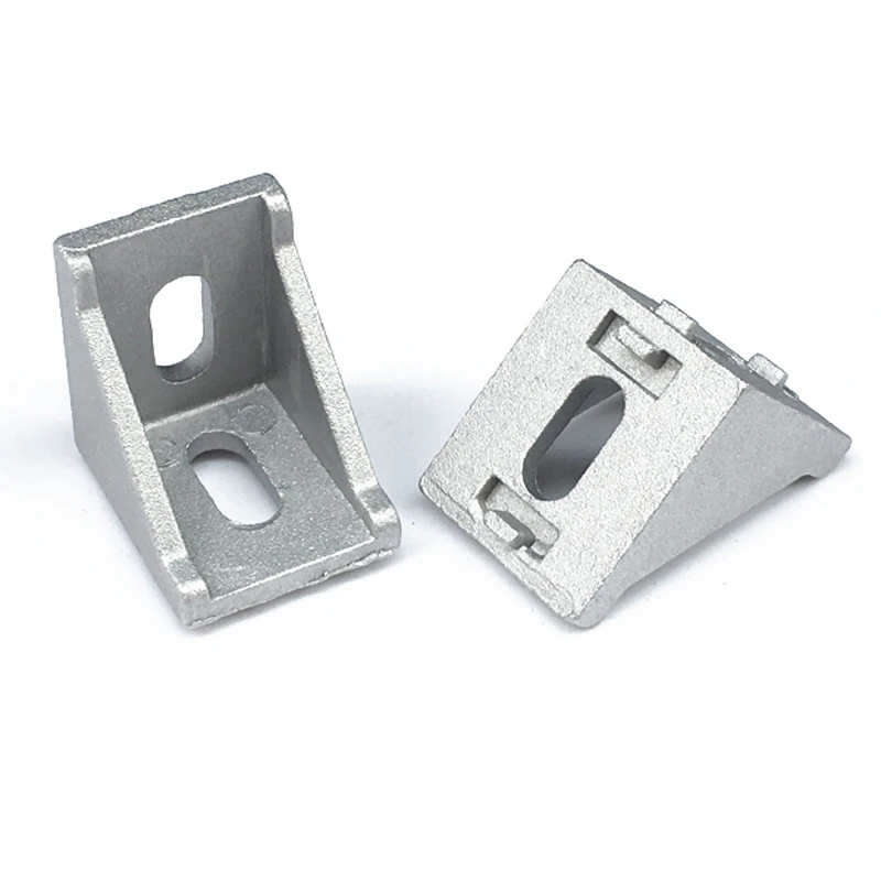 

50pcs 3030 Brackets Corner Fitting Angle 30X30 L Connector bracket fastener 3030 Aluminum Profile Accessories Fasten Connector