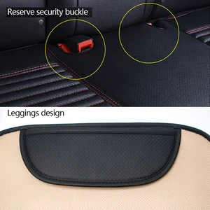 Seametal-PU Leather Car Seat Cover, Universal Cushion Vehicle, Anti Slip Chair Protector, MAT WATERMABLE, SWEATPROOF Surface 8 Main Sales Bank cover Tesla - №8