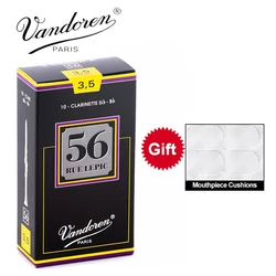 Original France Vandoren 56 Clarinet Reed Larinette Sib Bb Reeds / Bb Clarinet Rue Lepic Reeds Strength 2.5# 3# 3.5# Box of 10
