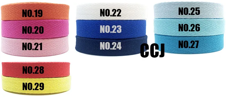 (15mm*50y/roll) herringbone/twill cotton tape/cotton webbing/Bias binding tape for Diy bag,craft projects