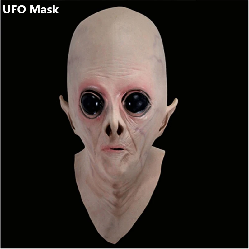 

Halloween Mask Horror Alien Mask Skull Party Scary Spectre Diviner Zombie Dead Zombie Devil UFO Mask Cosplay Realistic Props