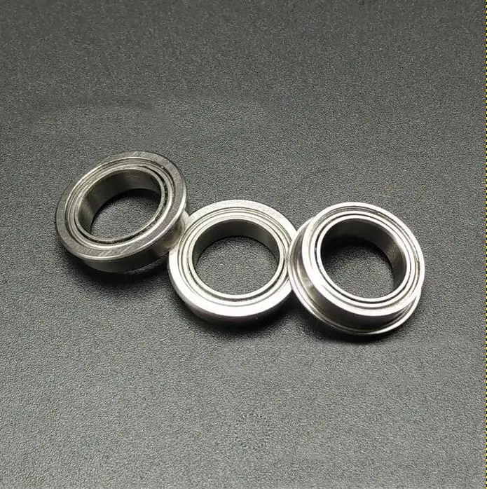 100pcs/lot F6800ZZ F6801ZZ F6802ZZ F6804ZZ flange deep groove Ball Bearing double metal shielded flanged