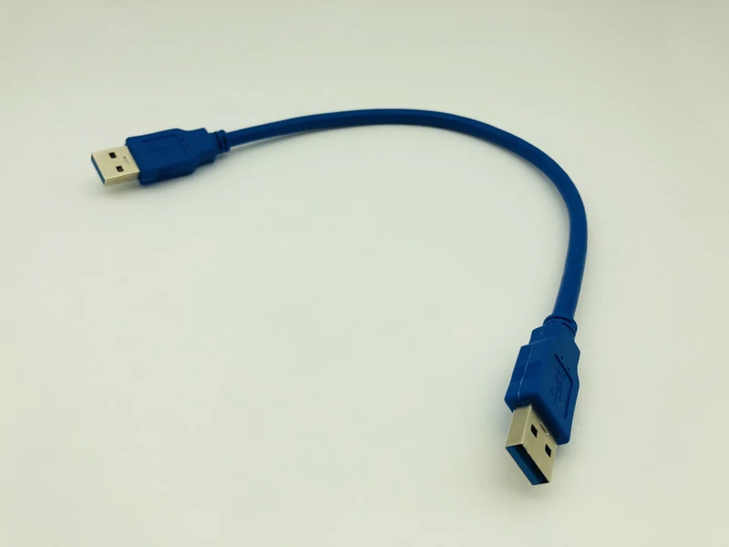 5pcs USB 3.0 30cm Cable Male To Male USB Extension Cable Super Speed USB 3.0 Extender Data Cabo Cord For HDD PC Computer Mining
