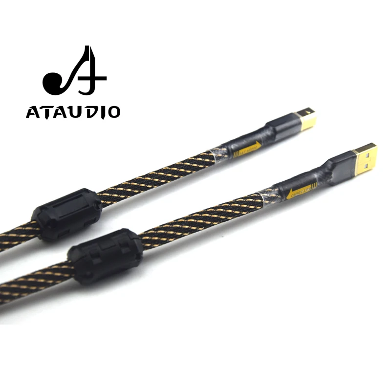 ATAUDIO Hifi USB Cable High Quality Type A to Type B Hifi Data Cable For DAC