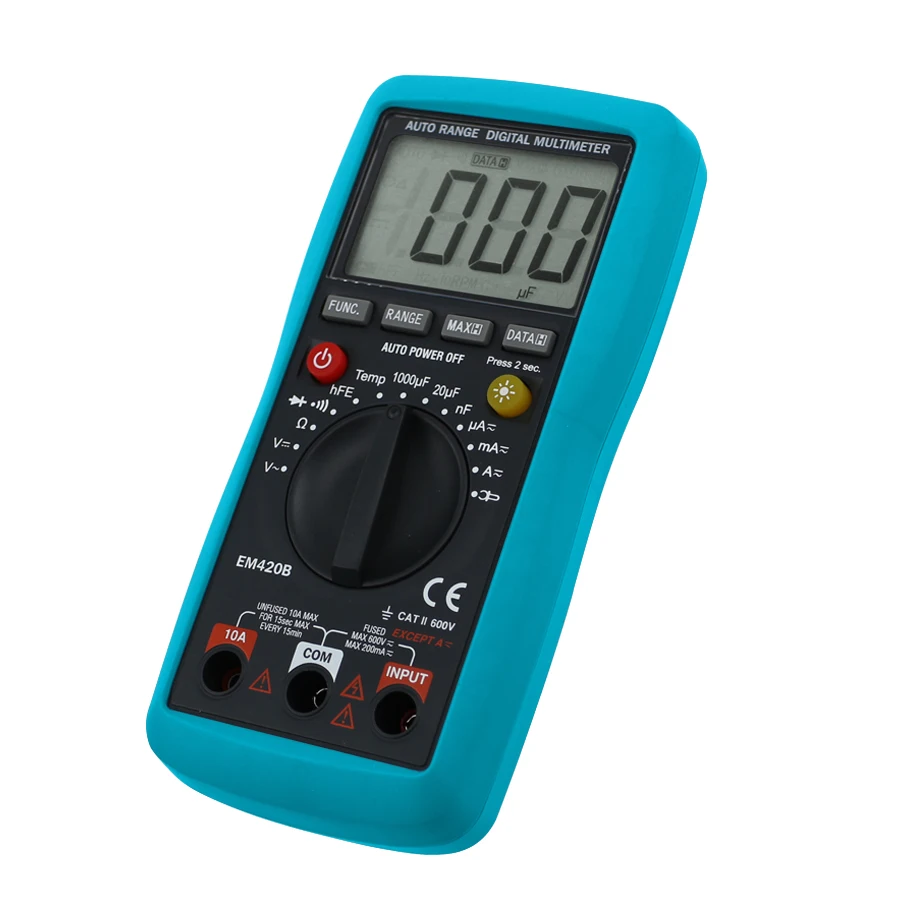 all-sun EM420B Digital Multimeter Continuity Diode Transistor Capacitance Tester Measuring Current With AC/DC Multimeter