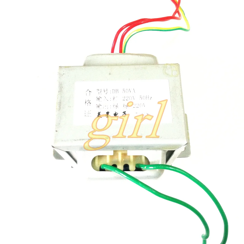 

EI66 isolation transformer DB-50VA 50W 220V to 220V 1:1 secure isolation anti-jamming