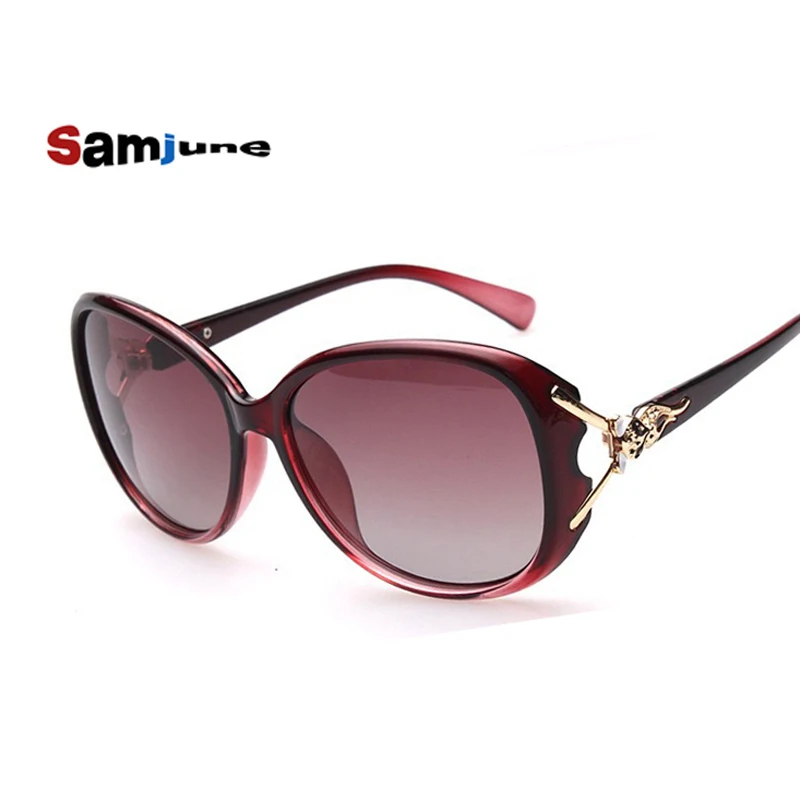 

Samjune New Fashion High Quality Polarized Sunglasses Women Brand Designer Gradient Lens Driving Sun Glasses UV400 Original