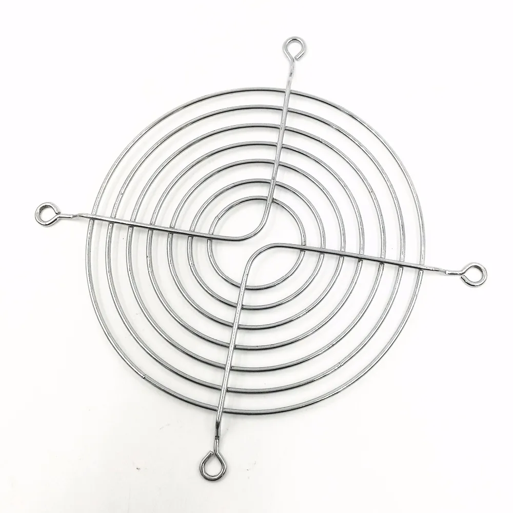 10 Stück Metall-Lüfter-Grill-Abdeckung, strahlende Schutzhülle, Netz, Filterschutz, 80 mm/90 mm/120 mm Lüfter-Eisennetz – Detail 5