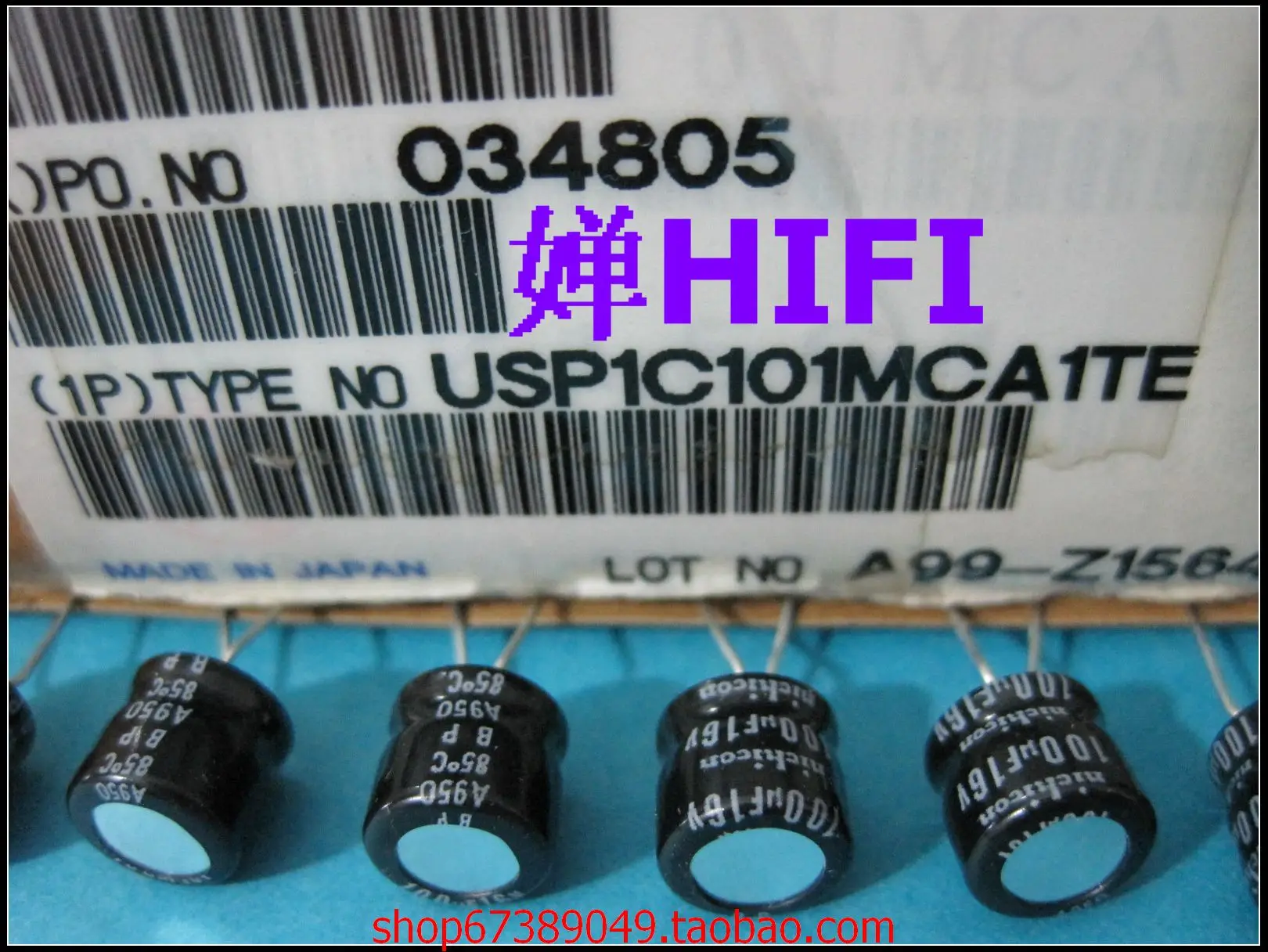 2020 hot sale 20PCS/50PCS Nichicon Japanese original NP-BP electrolytic capacitor 16v100uf 8x7 free shipping