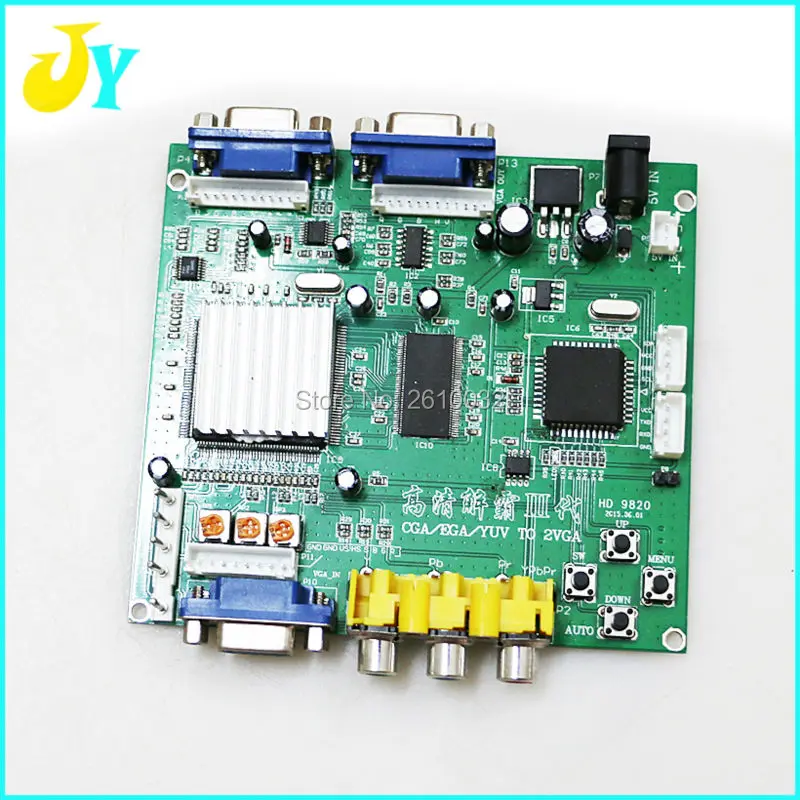 GBS-8200 Video Converter f Two Output  RGB TO VGA / CGA TO VGA Video Converter Board  for Arcade Jamma Game Monitor to LCD