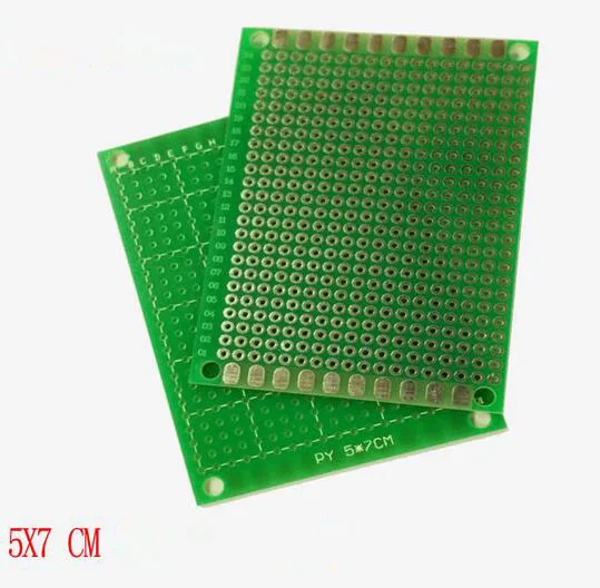 

free shipping 100pc 5*7CM single side PCB Board Best universal board wholesale top quality