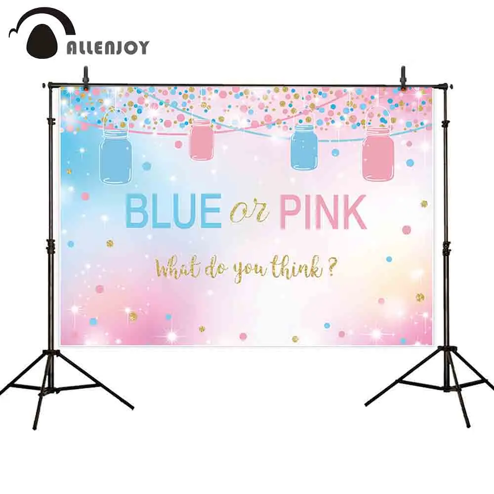 Allenjoy-telón de fondo para fotografía de bebé, telón de fondo para sesión fotográfica, telón de fondo de tela de utilería para niña rosa y dorada brillante