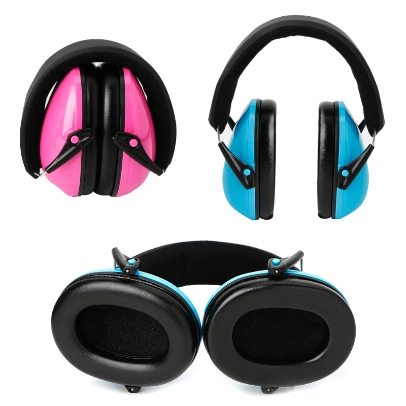 

Foldable Hearing Protection Ear Muffs Noise Cancelling Earmuff for Kids Child qiang