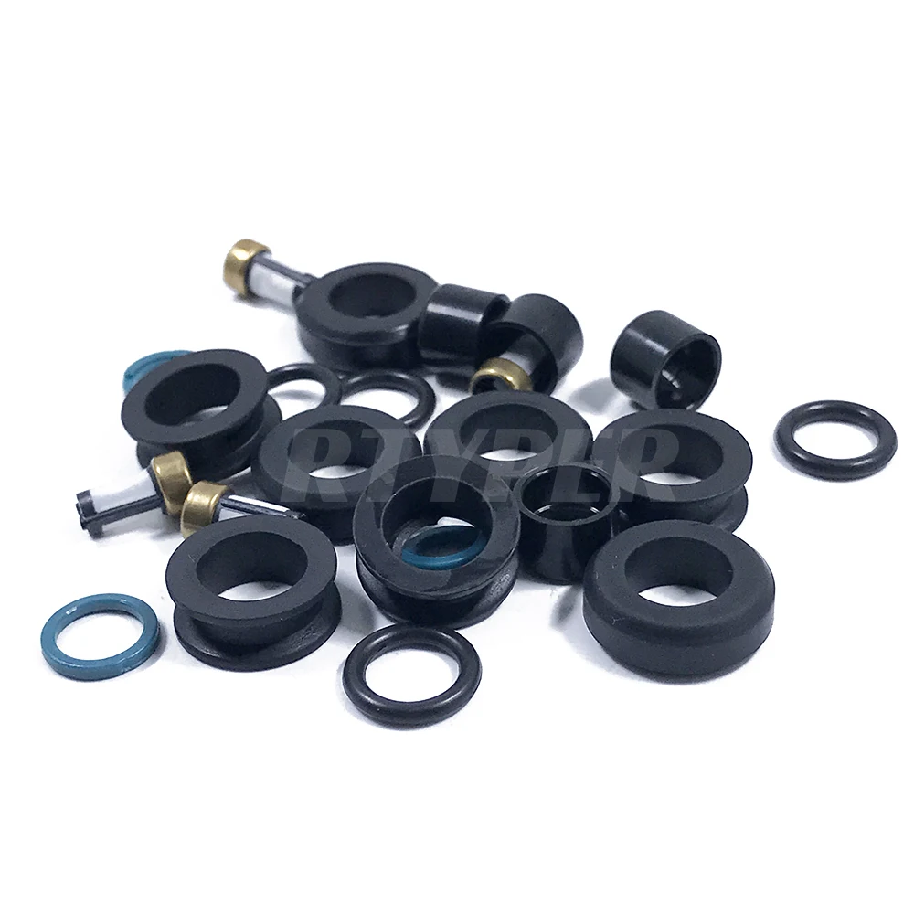 4 Sets Injector Repair Kits Micro Filter Oring Plastic Gasket Pintle Cap 01305 For Toyota Corolla Matrix Suzuki Swift MZ