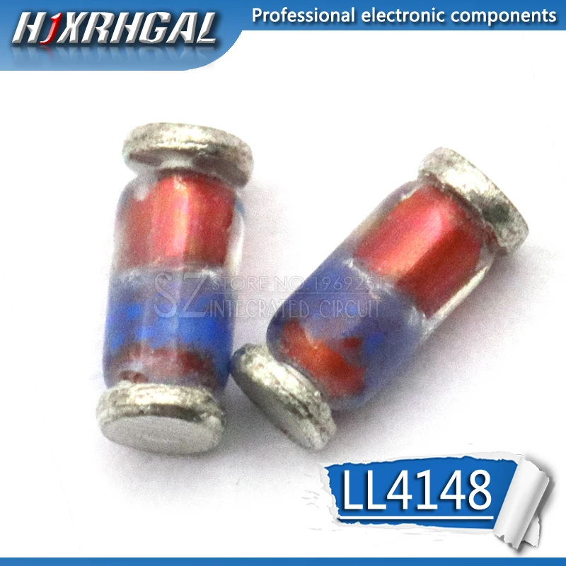 10PCS LL4148 LL-34 1N4148 IN4148 High-speed switching diodes