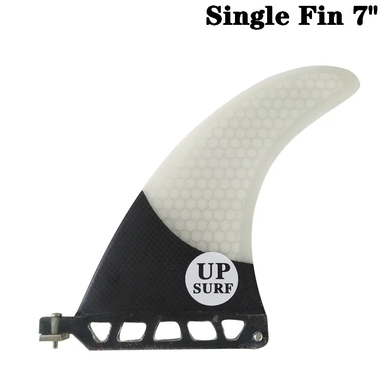 

Fin Fibreglass Fin Surfboard for Surfing, 7 in Length, Green, Red, White, Blue Color