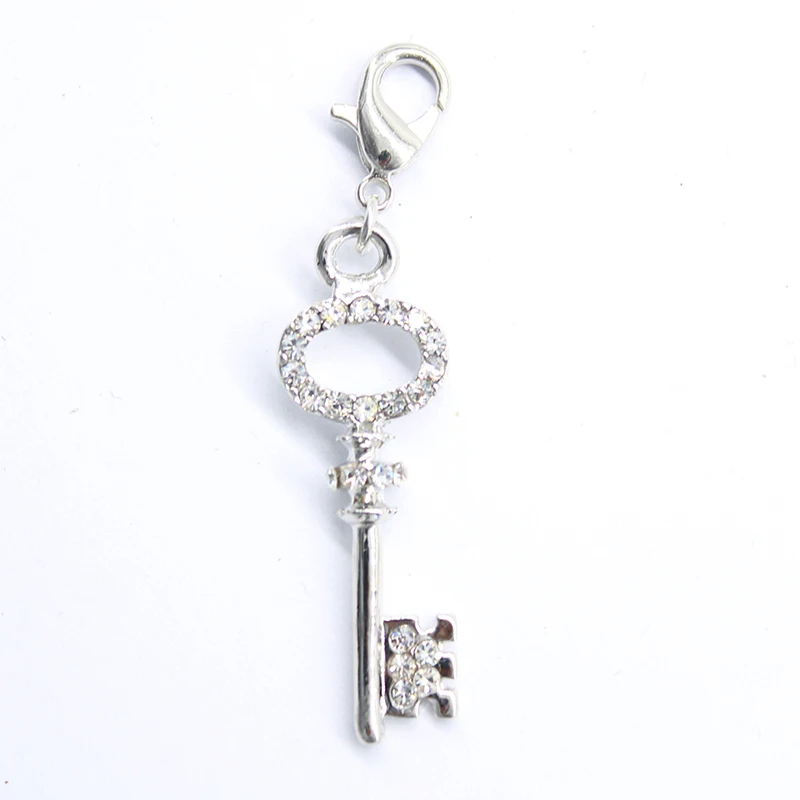 The new 2016 classic romantic mini key lobster clasp pendant jewelry products