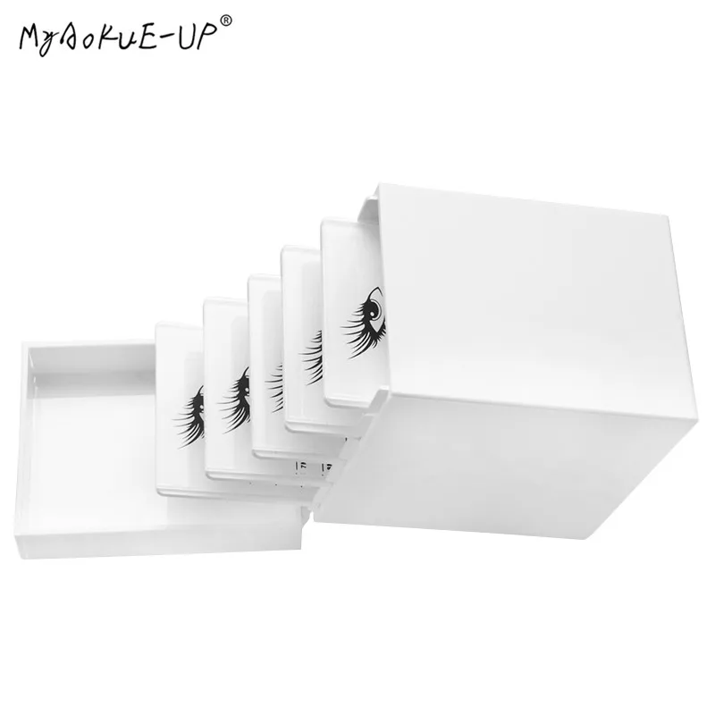 5/10 Layers Eyelash Storage Box 4 Colors Makeup Organizer Eyelash Glue Pallet Lashes Holder Grafting Eyelash Extension Tool