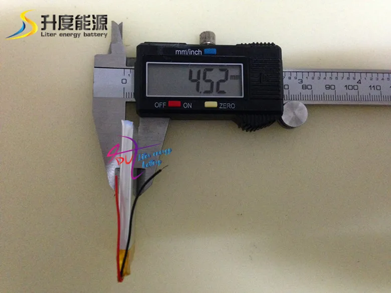453550 900mAh 3,7 v batería de polímero de iones de litio recargable paquete PROTECCIÓN DE PCB para la luz de minería