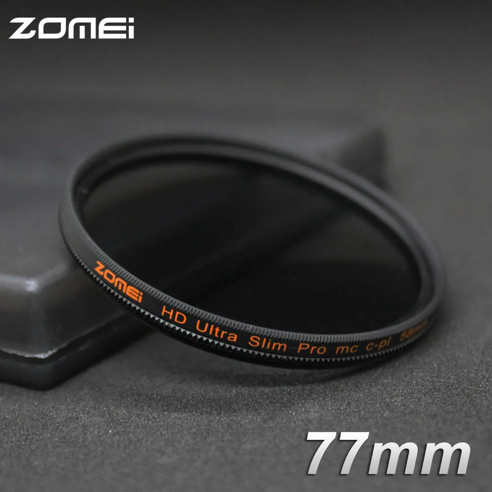 

Zomei 77mm CPL Polarizer Filter Slim Pro HD 18 Layer MC Circular Polarizing Filter for Canon Nikon Sony Pentax Leica Camera Lens