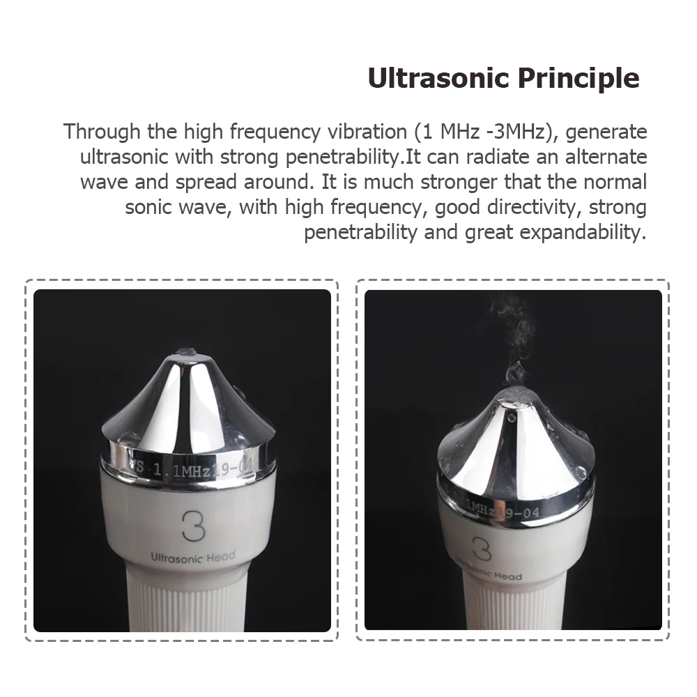 Ultrasonic Facial Skin Care Freckle Removal High Frequency Facial Lifting Anti Aging Facial Ultrasonic Beauty Machine