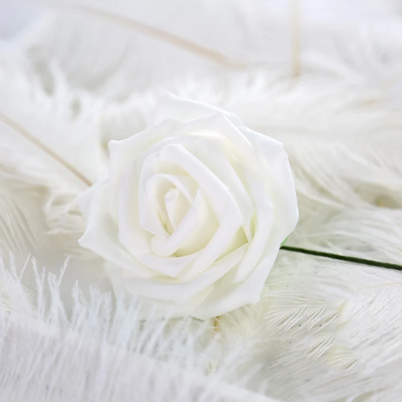 คุณภาพสูงขนนกกระจอกเทศธรรมชาติ Props ถ่ายภาพสีขาวสีชมพูสีเทา Feather DIY รูปภาพพื้นหลังตกแต่ง