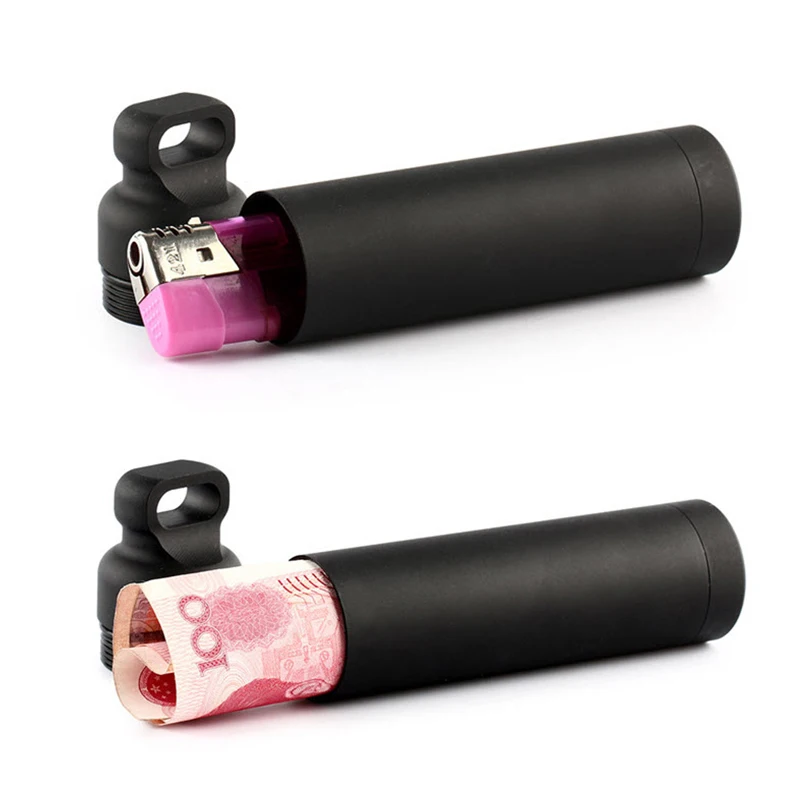 Outdoor Airtight Waterproof Pill Fob Match Case Battery Capsule Holder Cigarette Dry Box Medicine Storage Container Seal Bottle