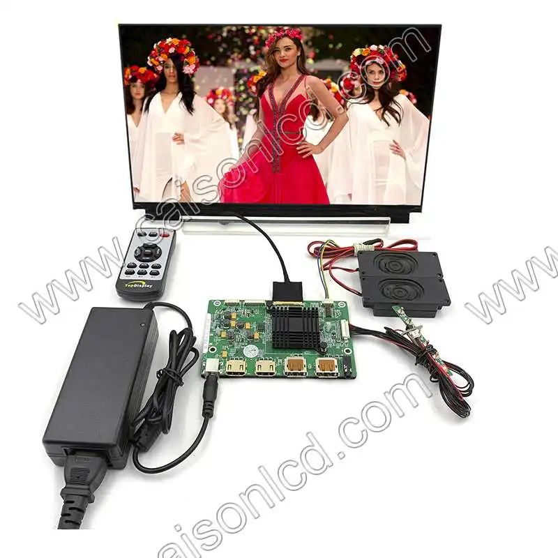 2DP+Audio 4K LCD controller board support 12.5 inch LQ125D1JW33 lcd kits with 3840*2160