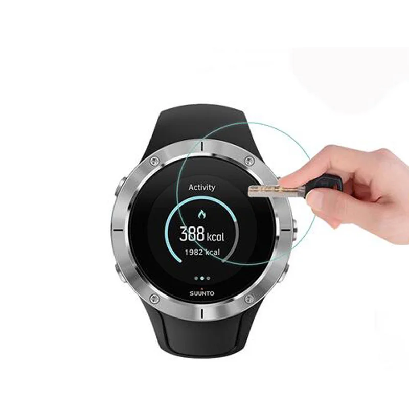 Película protetora de vidro temperado, proteção transparente para suunto spartan trainer pulso hr sport watch, capa protetora de tela