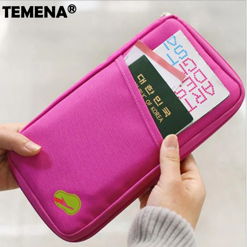 

Brand Travel Journey Document Organizer Wallet Passport ID Card Holder Ticket Credit Card Bag Case TB306