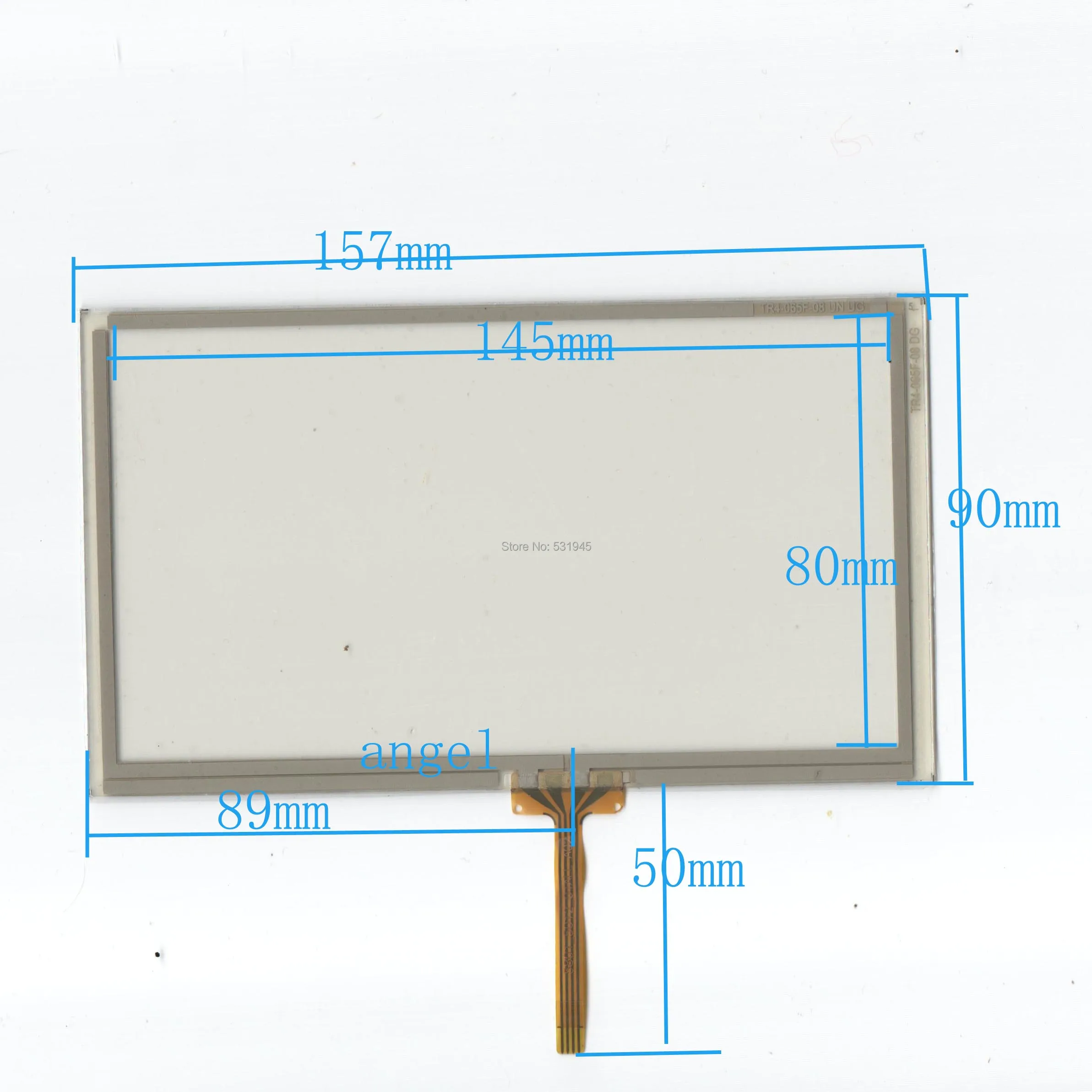 

ZhiYuSun 6.2 line resistor Touch Screen handwritten 157*90mm TR4-065F-08