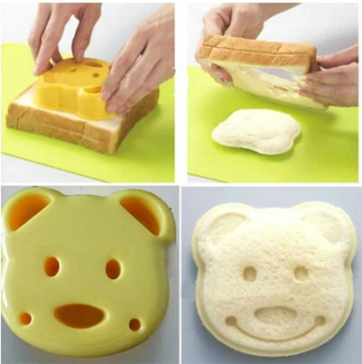 

Home DIY Cookie Cutter Plastic Sandwich Toast Bread Mold Maker Cartoon Bear Tool ZW640