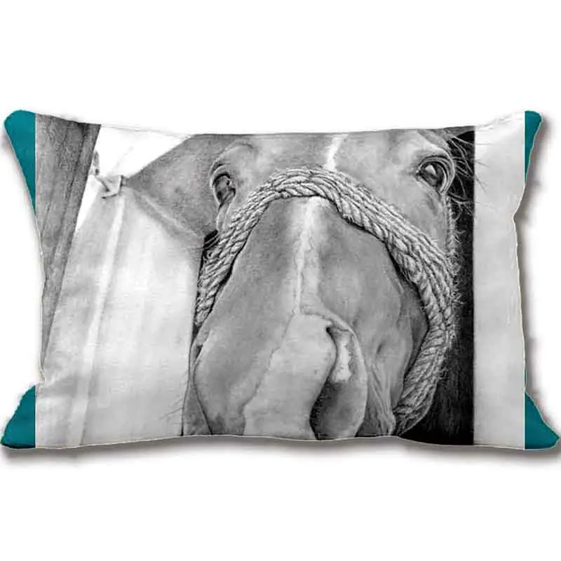 Peek-A-Boo Horse Pillow Decorative Cushion Cover Pillow Case Customize Gift High-Quility By Lvsure For Car Sofa Seat Pillowcase