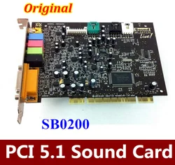 Original  For Creative SoundBLASTER LIVE 5.1 Surround PCI Sound Card SB0200