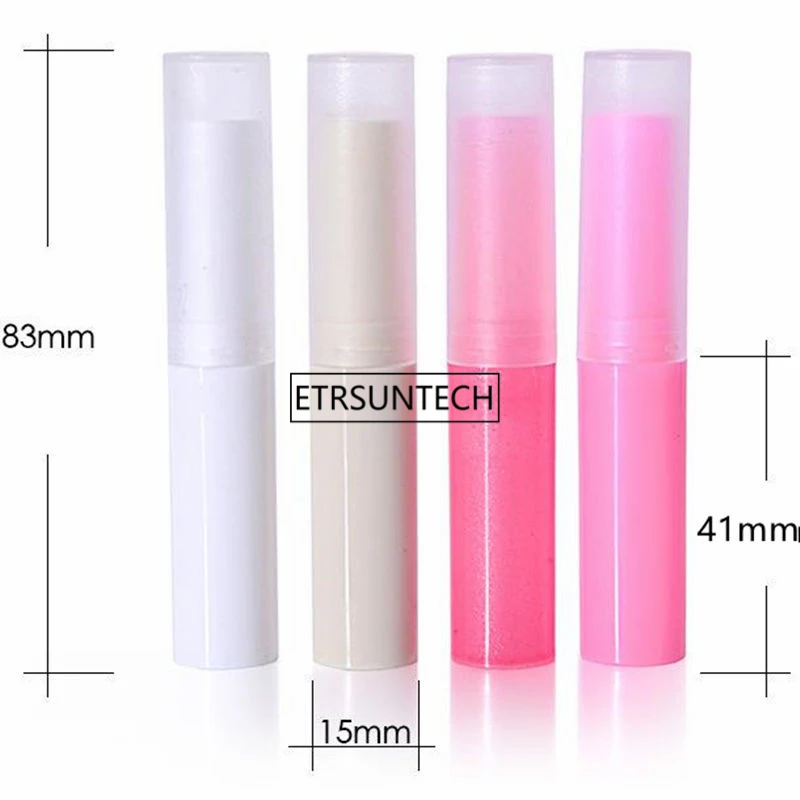 4g Lipstick Tube Lip Balm Containers Empty Mouth Wax Cosmetic Containers DIY Lip Balm Tube F2129