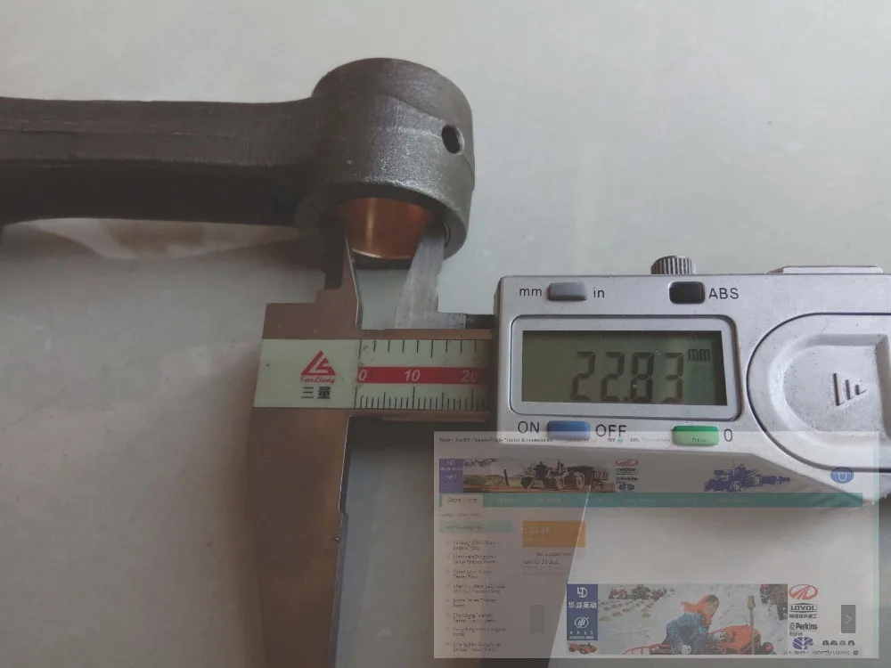 186F, motore 186F, la biella (diametro per grande finale è 40mm) con cuscinetto per KAMA series