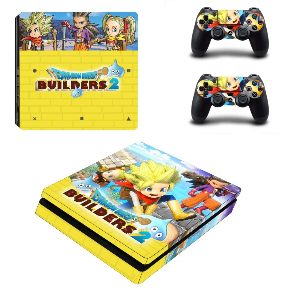 

Game Dragon Quest Builders PS4 Slim Skin Sticker For PlayStation 4 Console and Controller For Dualshock 4 PS4 Slim Sticker Decal