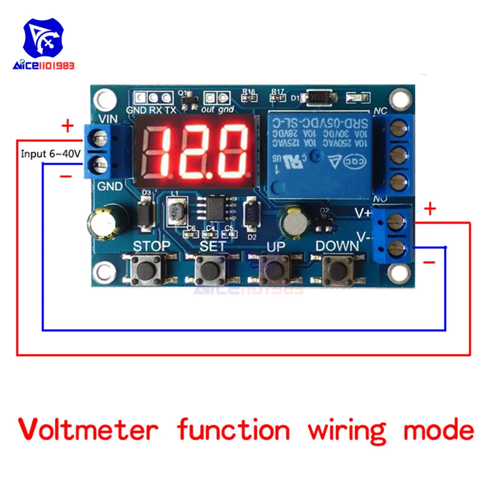 Battery Charge/Discharge Module Integrated Voltmeter Undervoltage/Overvoltage Protection Timing Charge/Discharge Communication