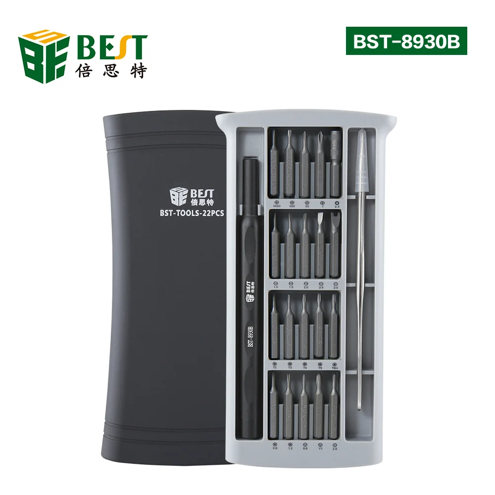 

BST-8930B New Version 20 Bits Universal Cell Phone Camera Multi Hand Precision Screwdriver Set