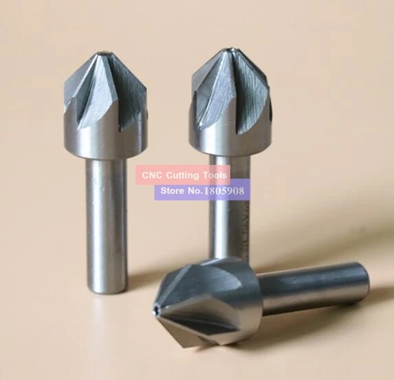 1PCS 6mm-50mm 60 Degree 90 Degree  HSS Chamfer Cutter Chamfering Drilling Mill Drill Milling Cutting Tool(10/16/20/25/30/40/50mm