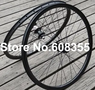 Full Carbon 3K 29ER Mountain Bike MTB Wheelset - Clincher Wheelset RIM 29E , HUB +  spokes + skewers