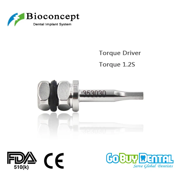 

Bioconcept BV Dental Instrument Torque Driver D 1.2mm, short (353030)