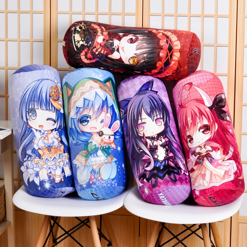 New Anime Cartoon Date A Live Column Neck Pillow Coussin Bed Decoration Gift