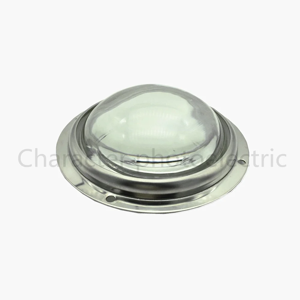 

100MM optical glass waterproof concave lens, high power LED lens 4 in 1 sets for 20W 30W 50W 100W LED lamp